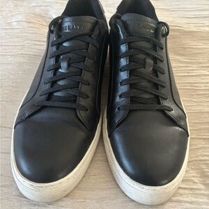 Cole Haan Black and White Leather Sneakers